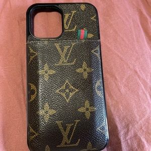Louis Vuitton iPhone 12 Pro Max with card holder
